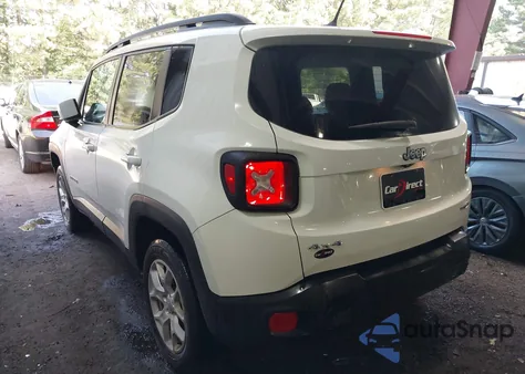 2017 Jeep Renegade Latitude 4X4 z USA, uszkodzony, nr VIN ZACCJBBBXHPE79263